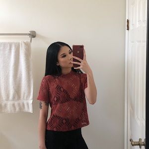 ZARA crochet top